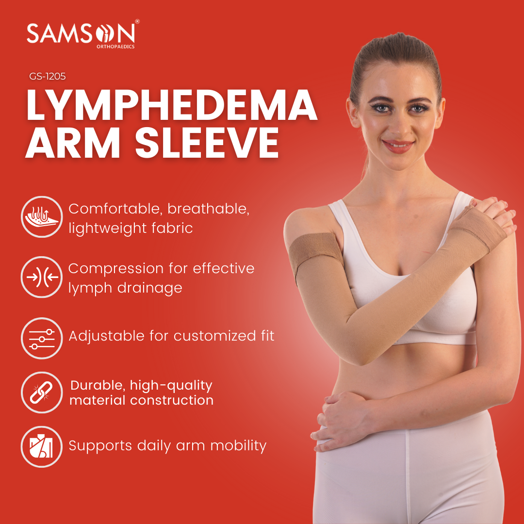 Lymphedema Arm Sleeve (Pair) - Samson Scientifics and Surgicals