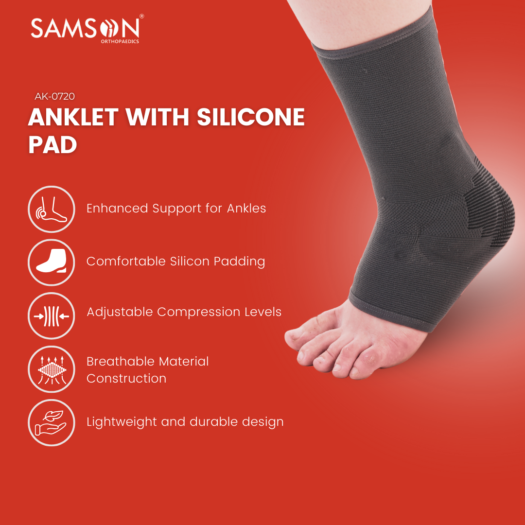 Anklet with Silicone Pad (Single) - Samson Scientifics and Surgicals