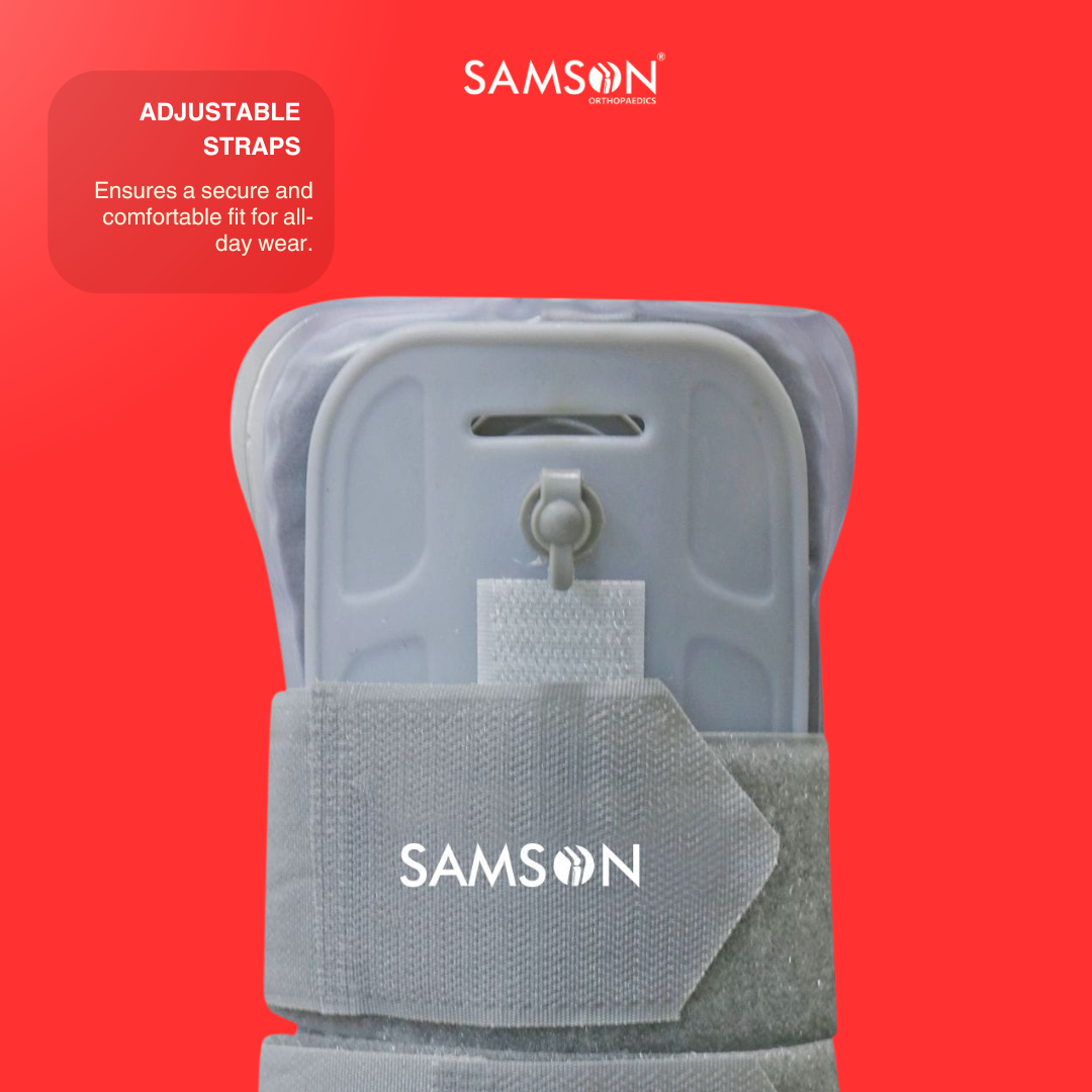 SAMSON Air Ankle Splint | Medical Support Brace with Adjustable Straps for Ankle Injuries