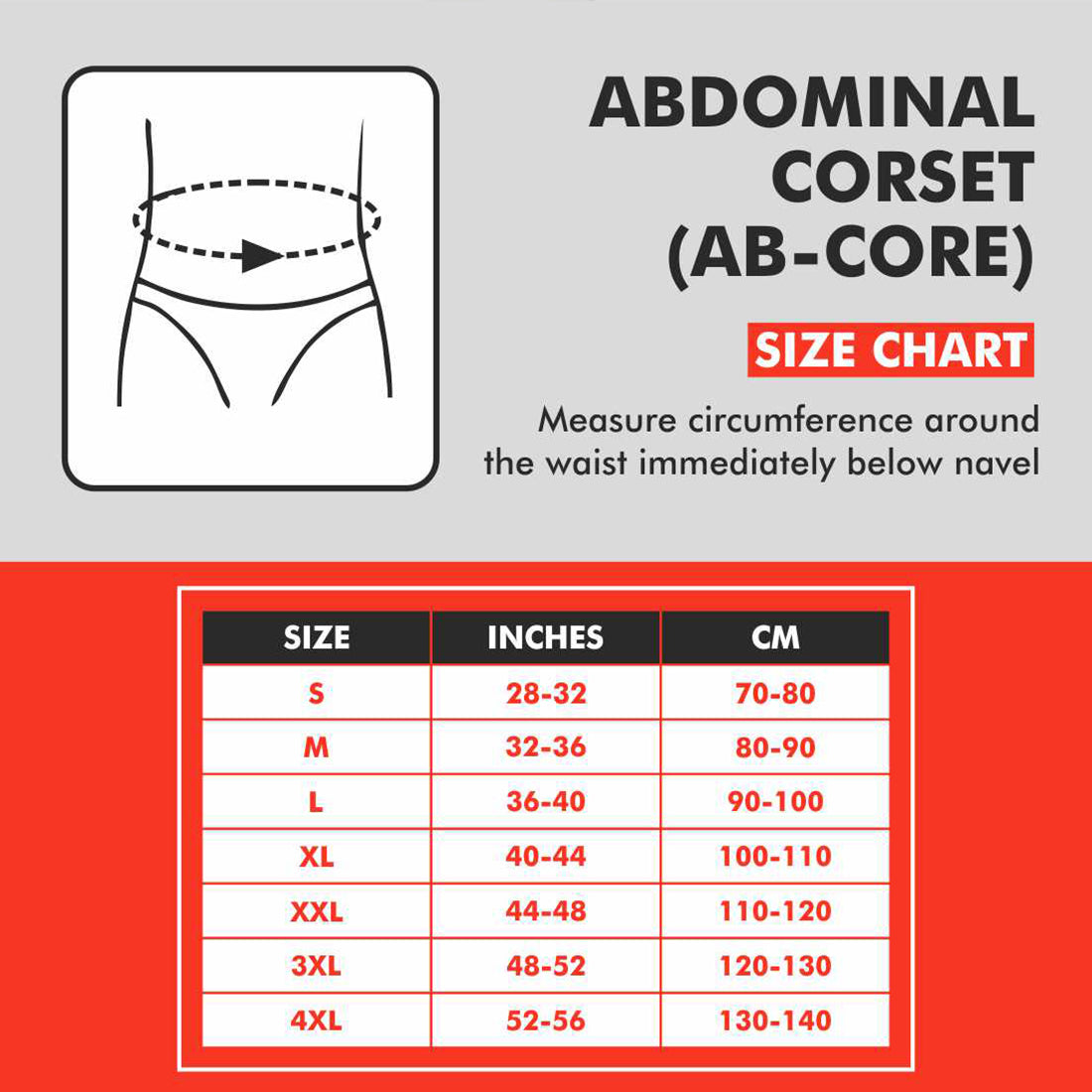 Abdominal Corset (AB-Core) - Samson Scientifics and Surgicals
