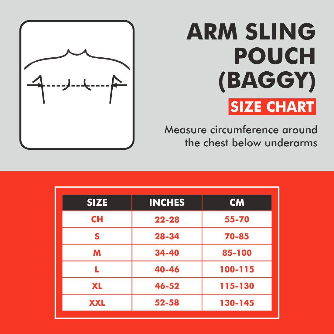 Arm Sling Pouch (Baggy) - Samson Scientifics and Surgicals