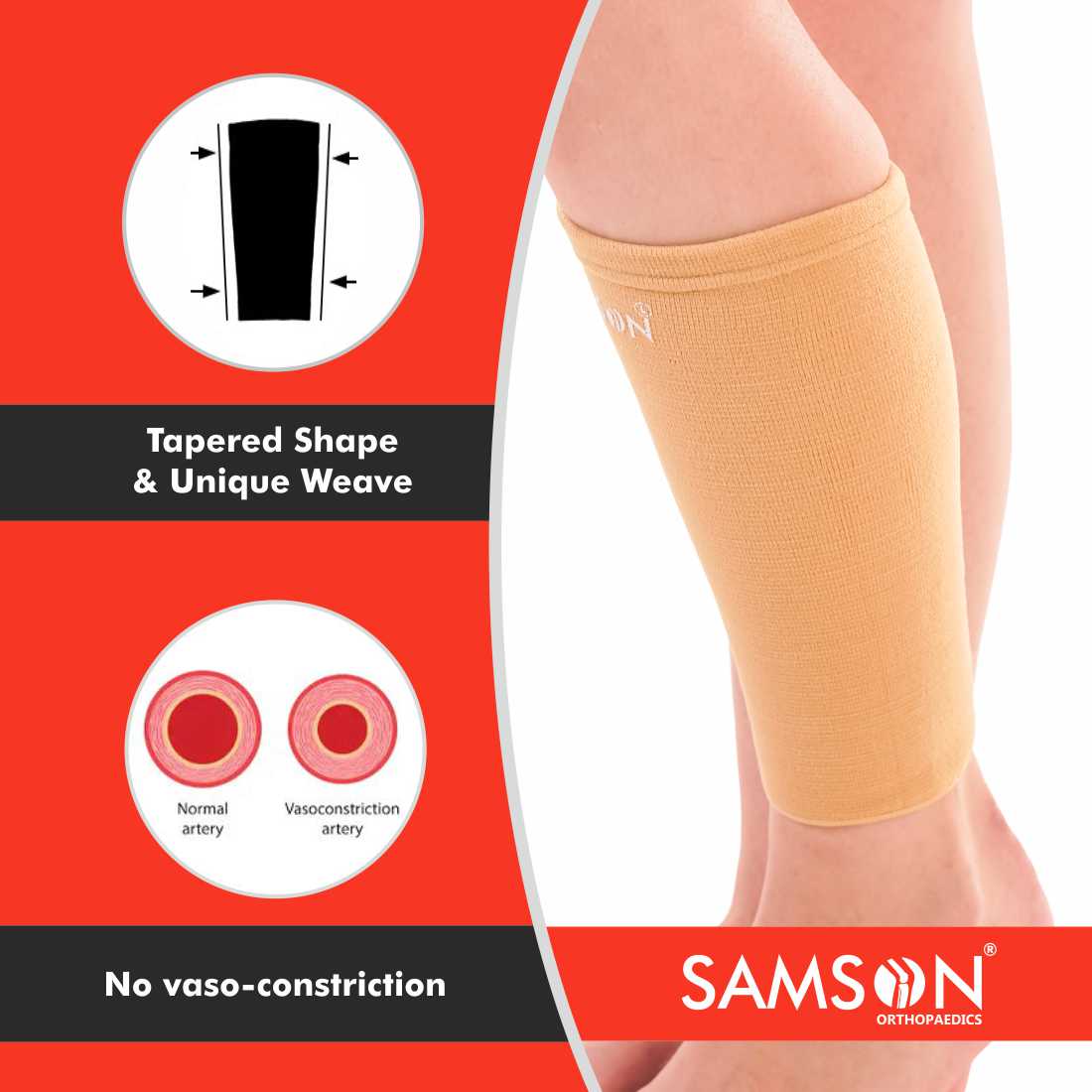 Calf Support (Pair) - Samson Scientifics and Surgicals