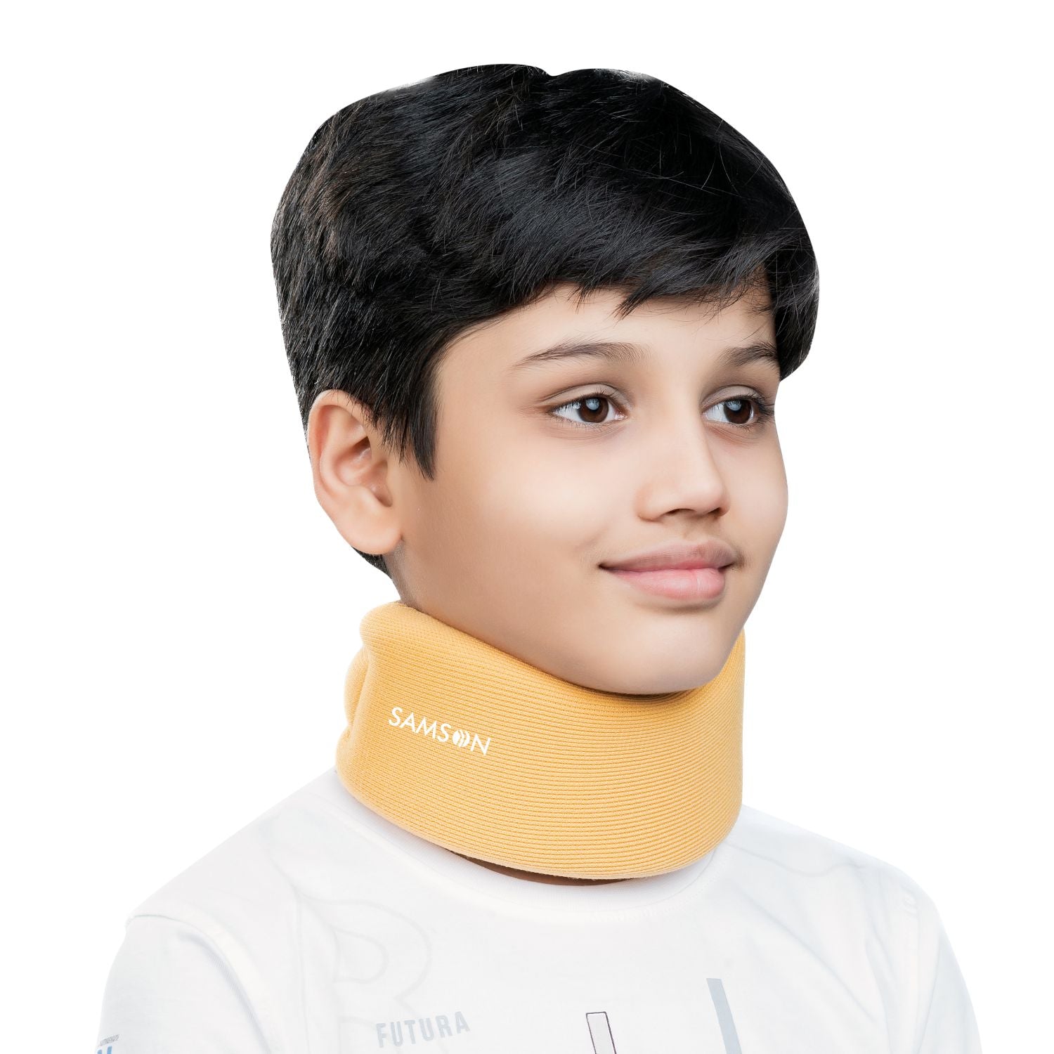 Junior cervical collar soft/firm density for neck pain relief