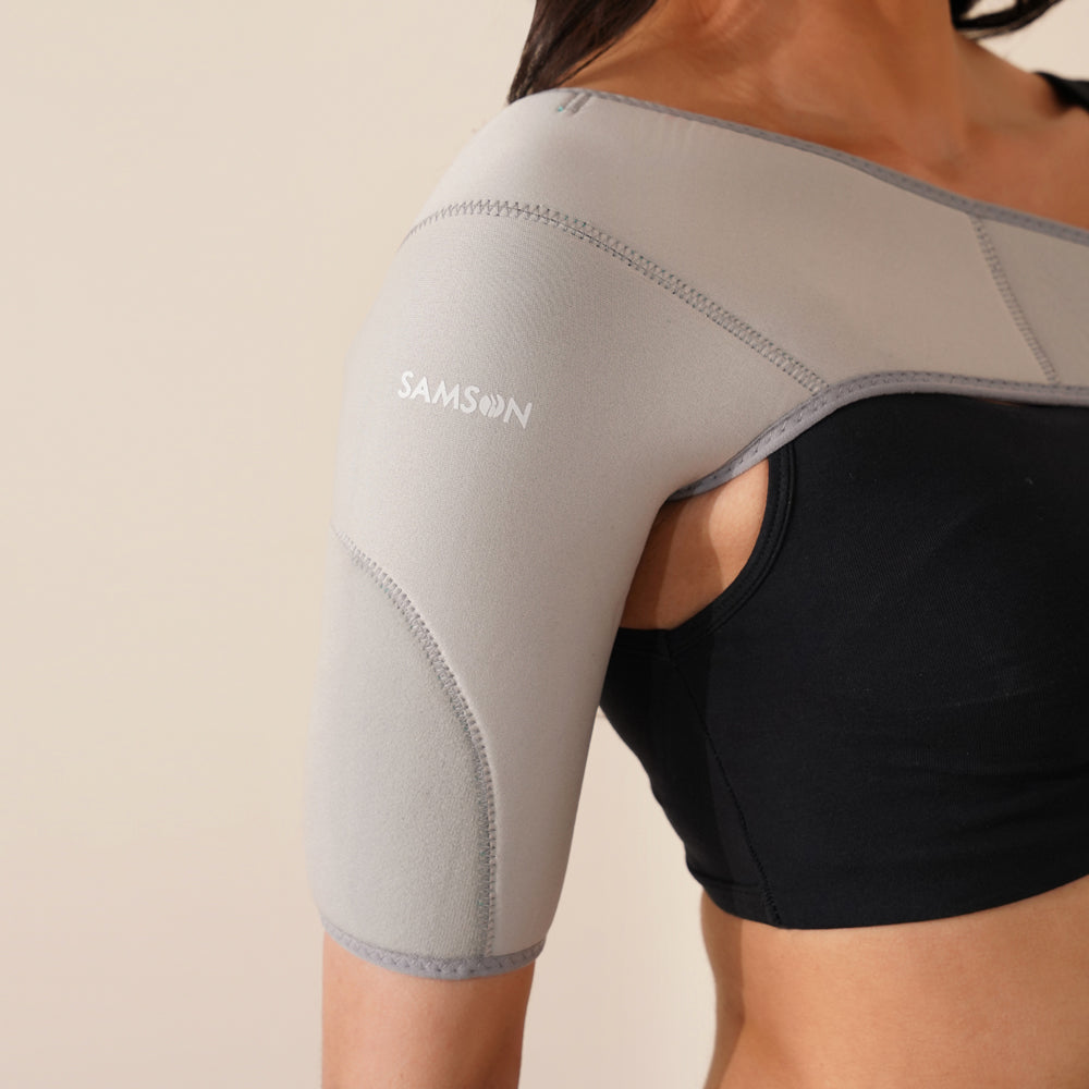 SAMSON Shoulder Support (Neoprene) | Compression for Shoulder Pain, Workouts & Injury Healing