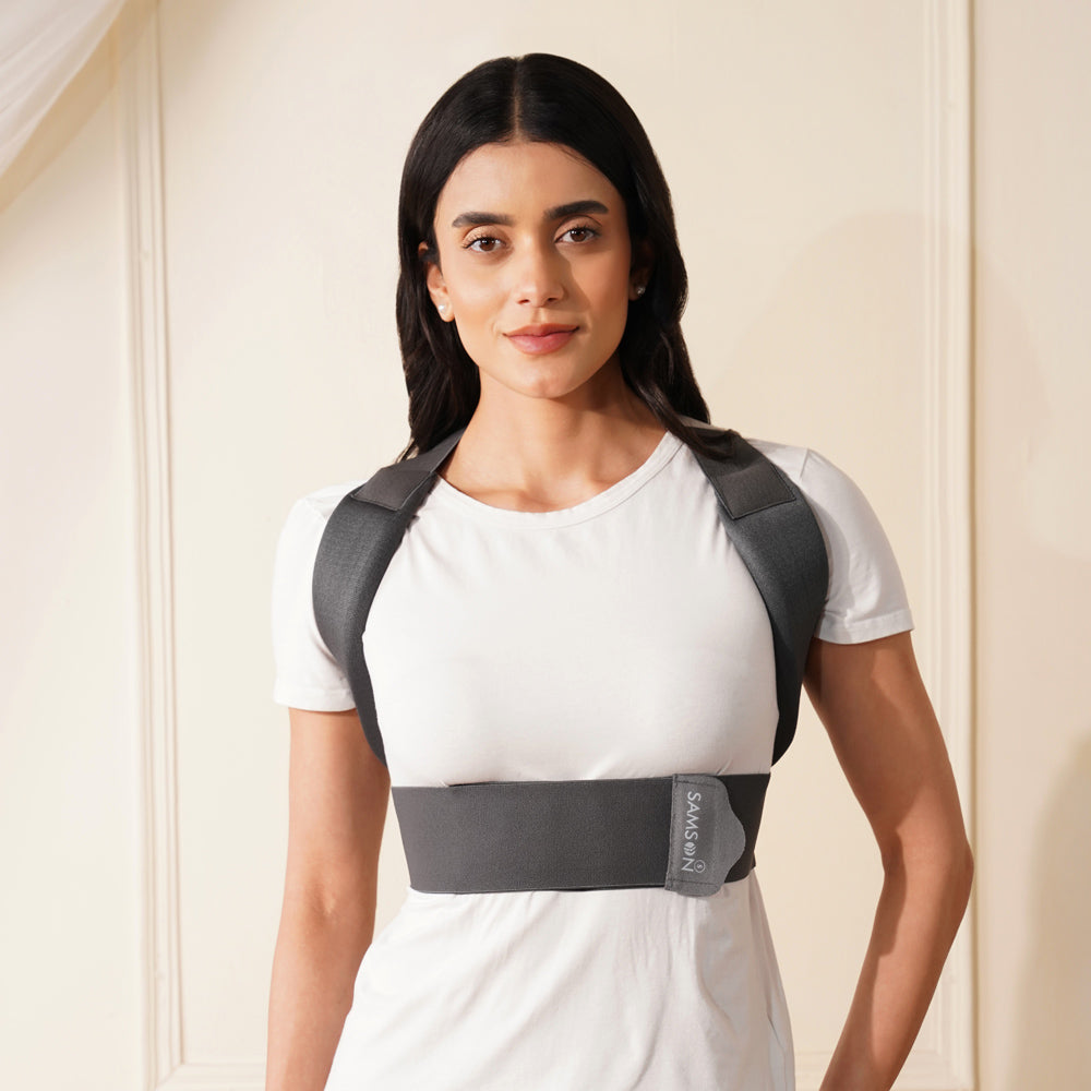 SAMSON Posture Corrector Belt | Spine & Body Support for Back, Shoulder & Neck Pain