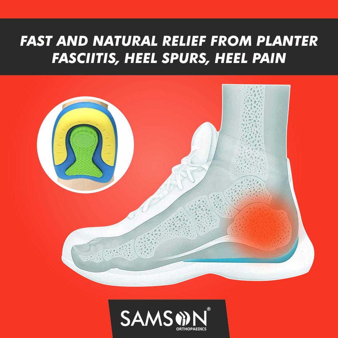 SAMSON Gel Heel Cushion