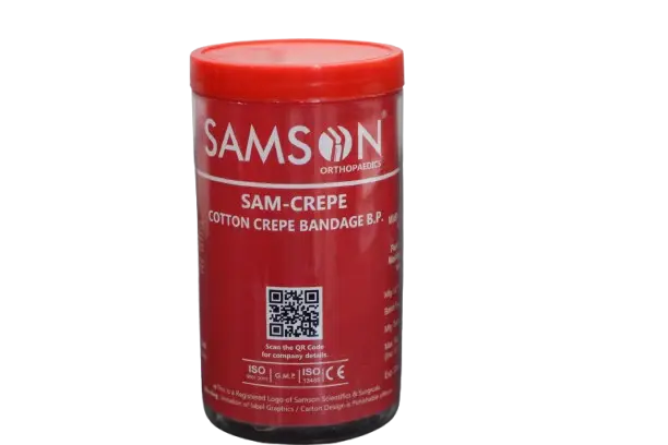 SAM CREPE (Cotton Crepe Bandage)(4Mtr Streched length)