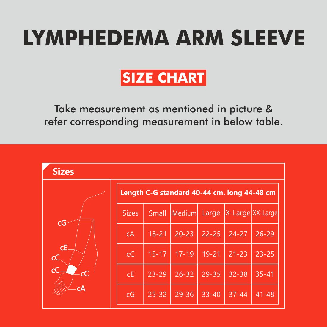 Lymphedema Arm Sleeve (Pair) - Samson Scientifics and Surgicals
