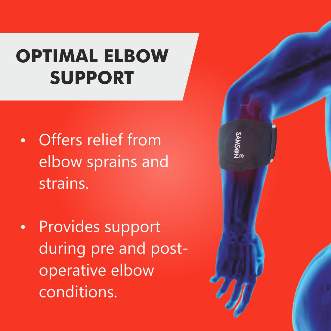 Tennis Elbow Support - Samson Scientifics and Surgicals