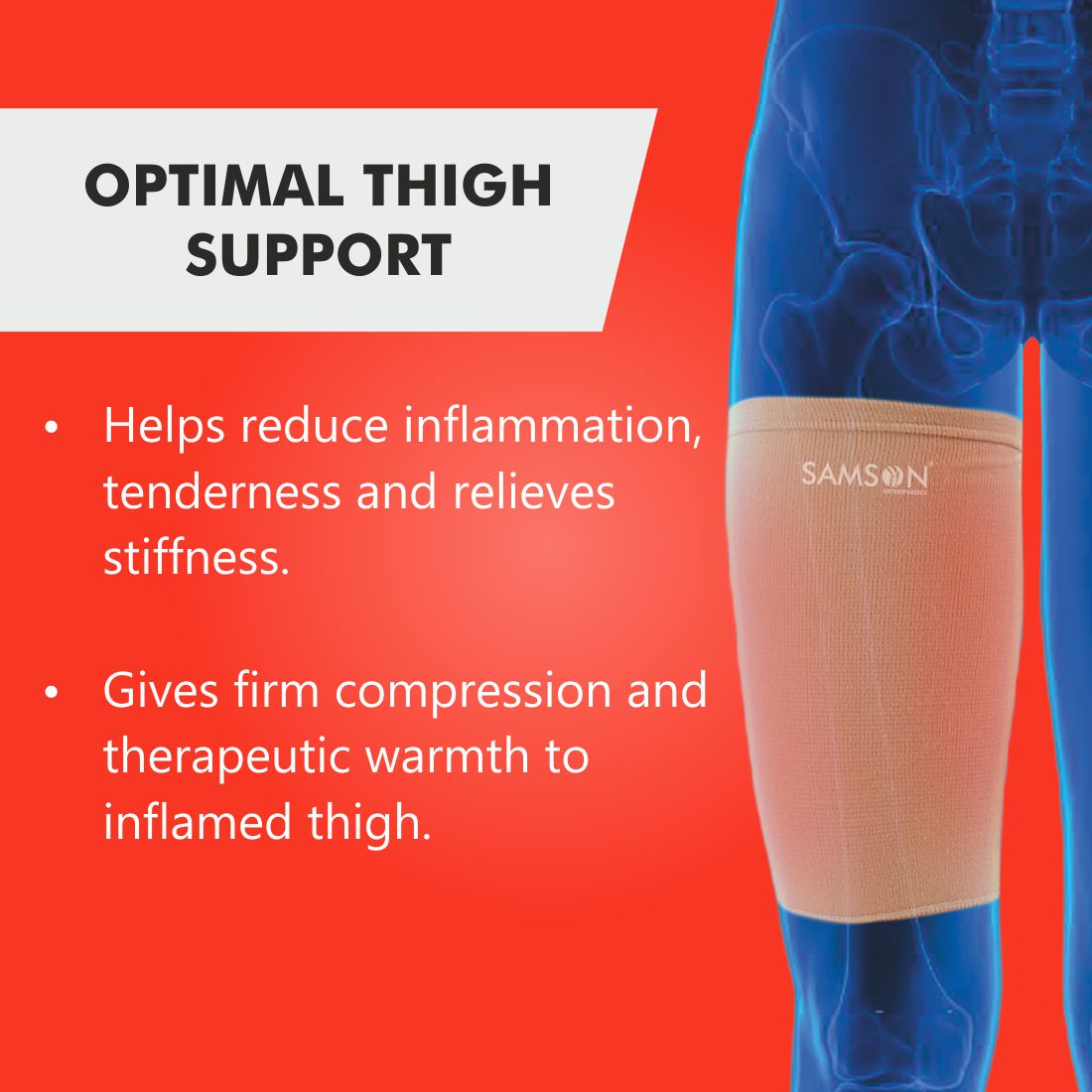 Thigh Support (Pair) - Samson Scientifics and Surgicals