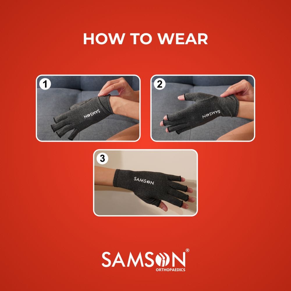 SAMSON Arthritis compression Gloves