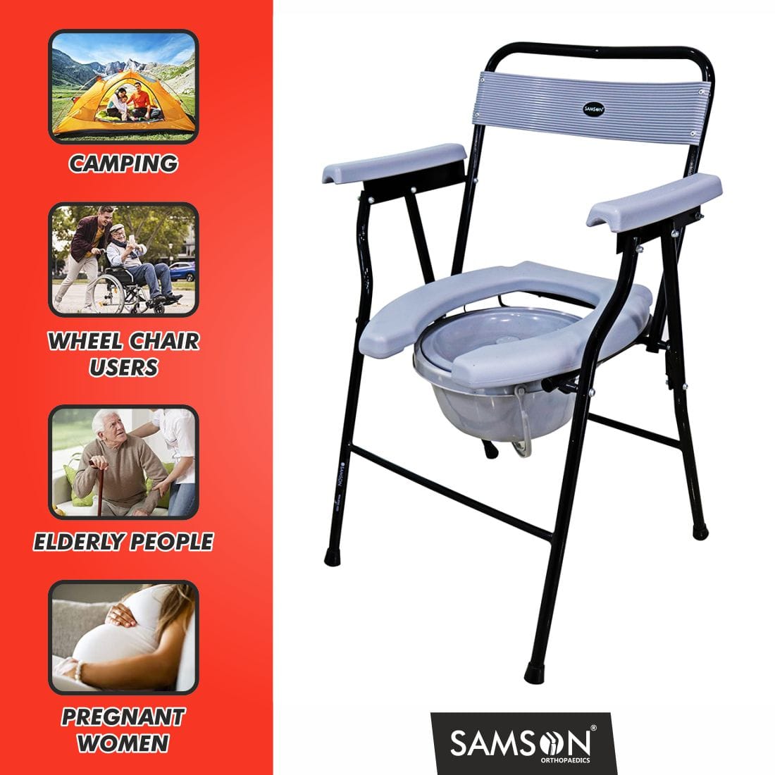 SAMSON Commode Chair