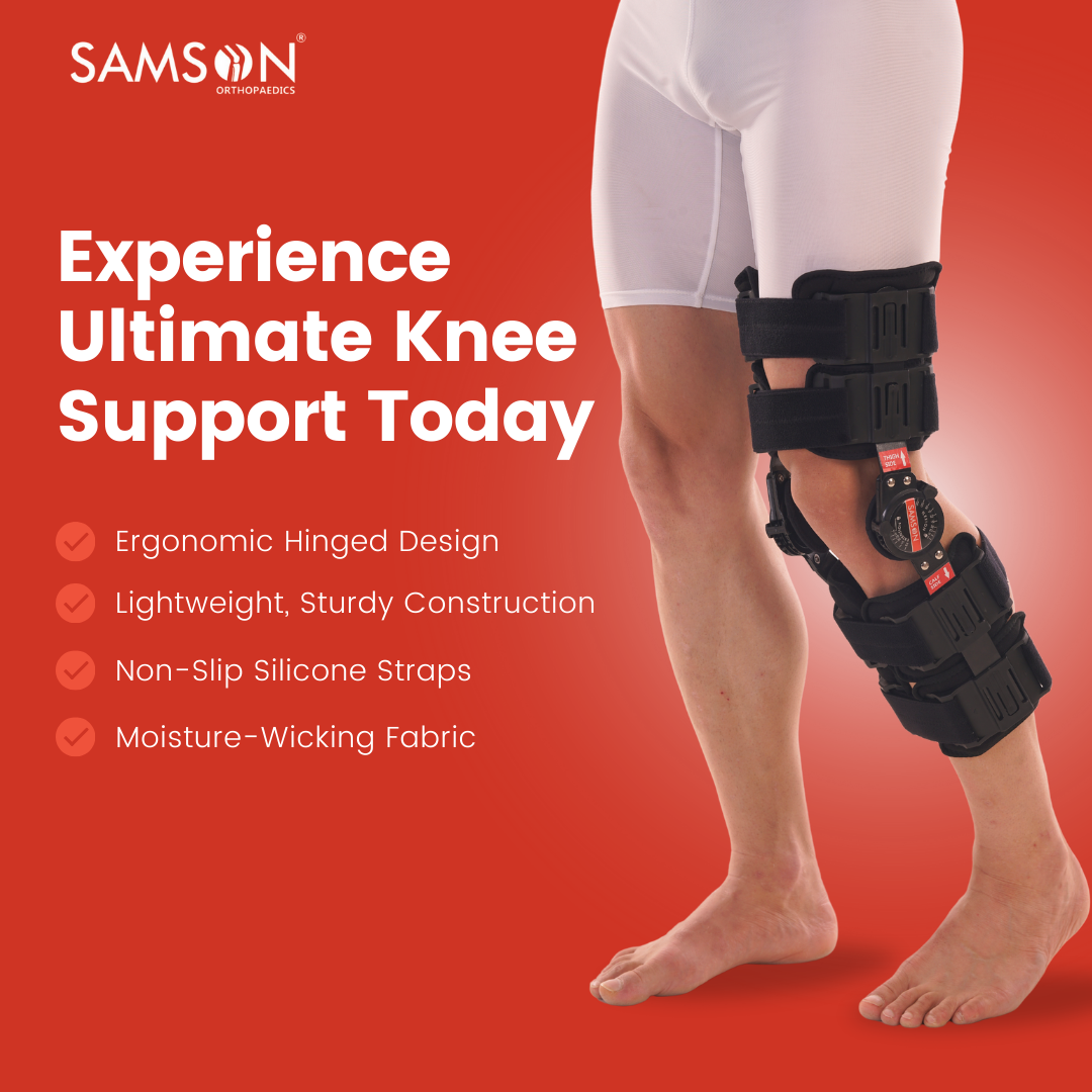 R.O.M Knee Brace Height Adjustable (Telescopic Channel)