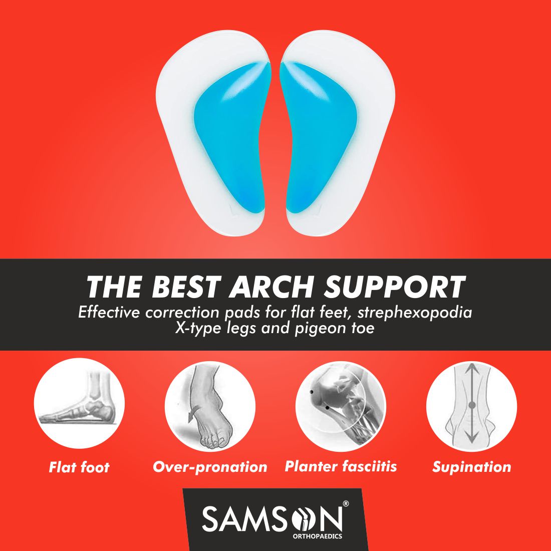 Arch Support (PU GEL) (Pair)