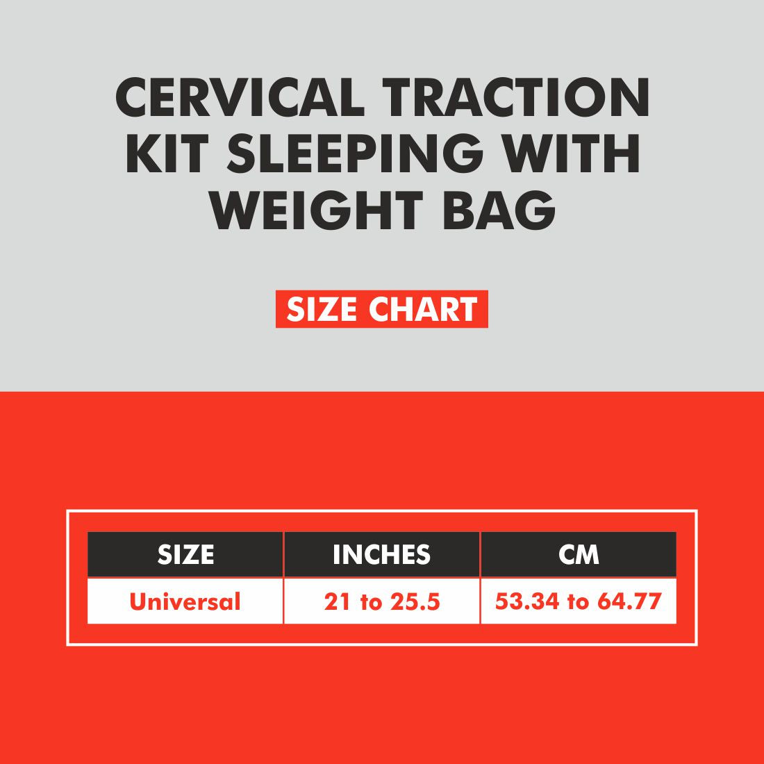 Cervical Traction Kit Sleeping with Weight Bag