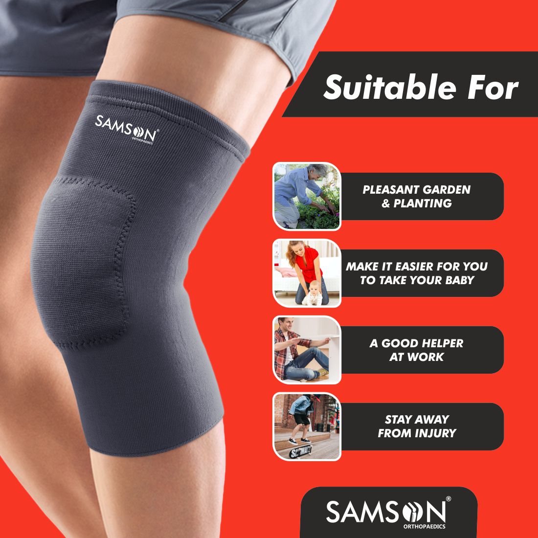 Gel Knee Cushion (For Prayers)(Pair)