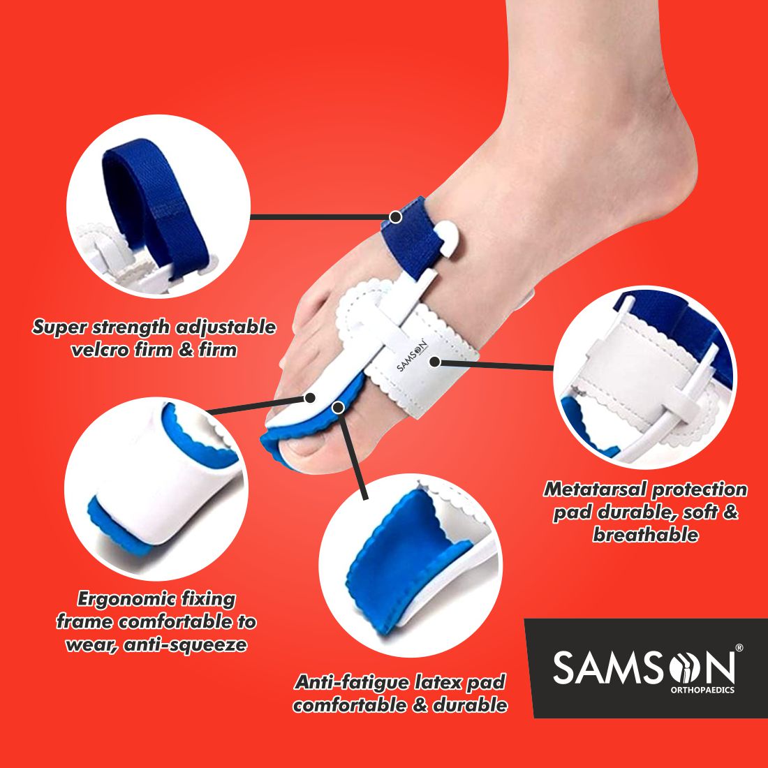 Hallux Valgus Night Splint (Pair)