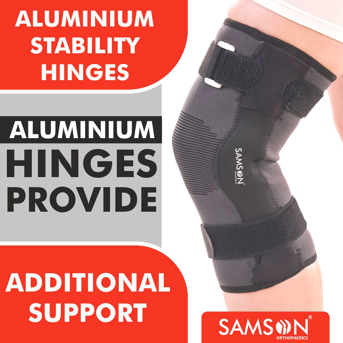 Knee Cap Hinged (Aluminum Hinges)