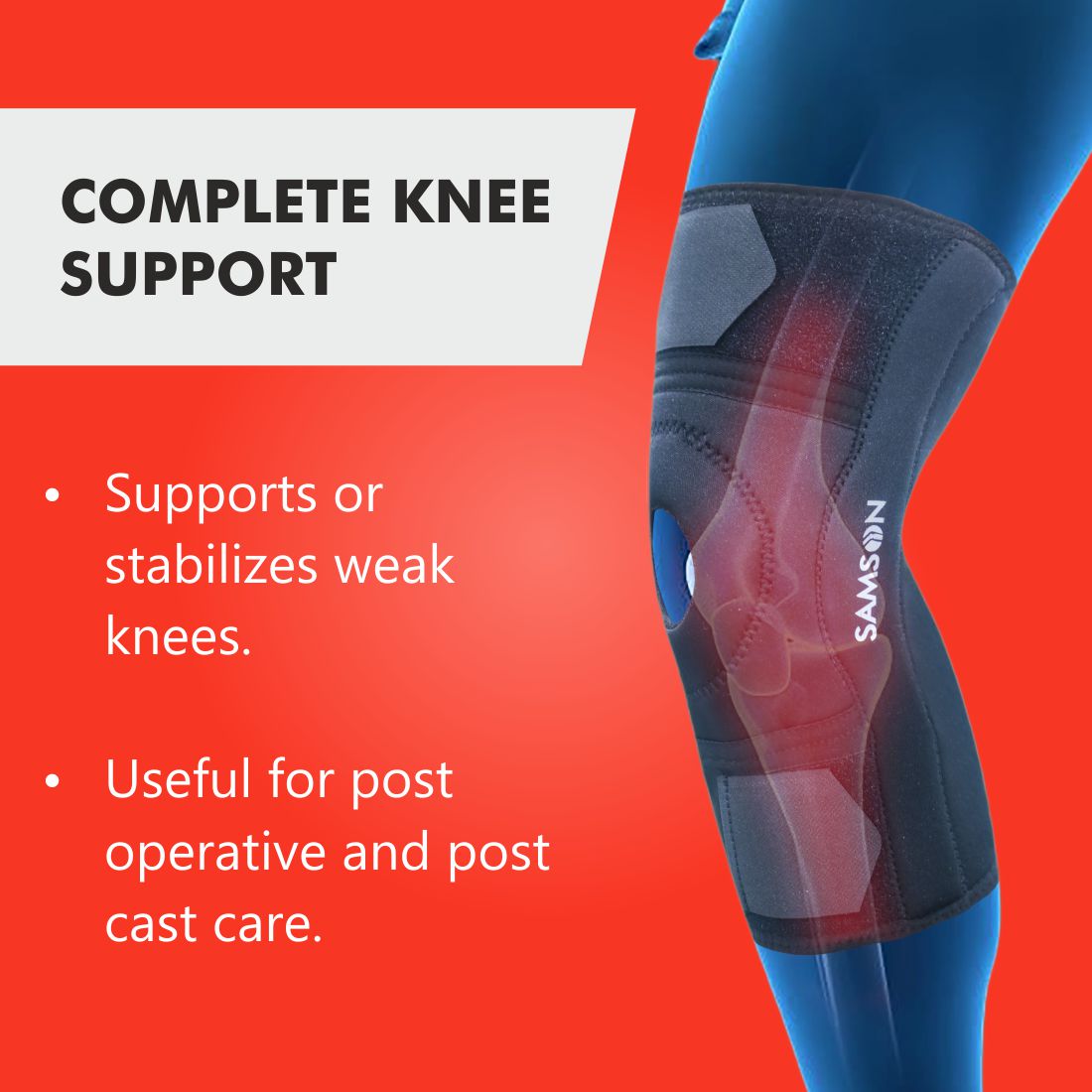 Knee Support Hinged Dry-Tex