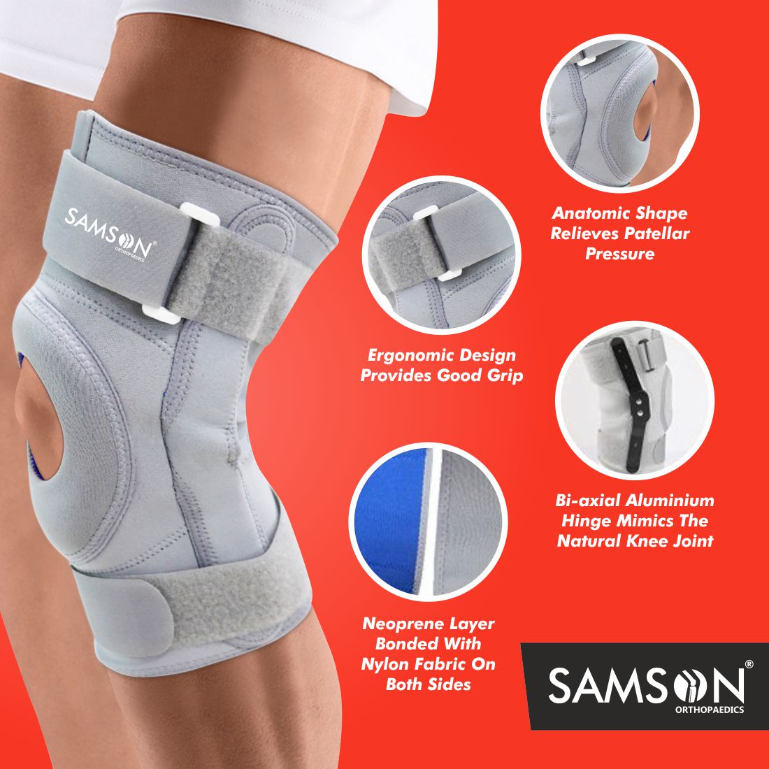 Knee Support Hinged