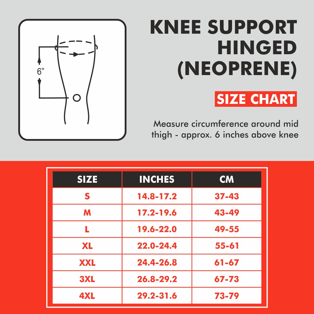 Knee Support Hinged