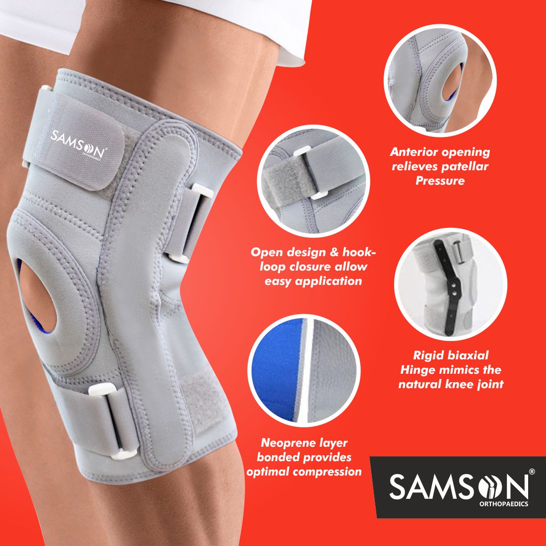 Knee Wrap Hinged