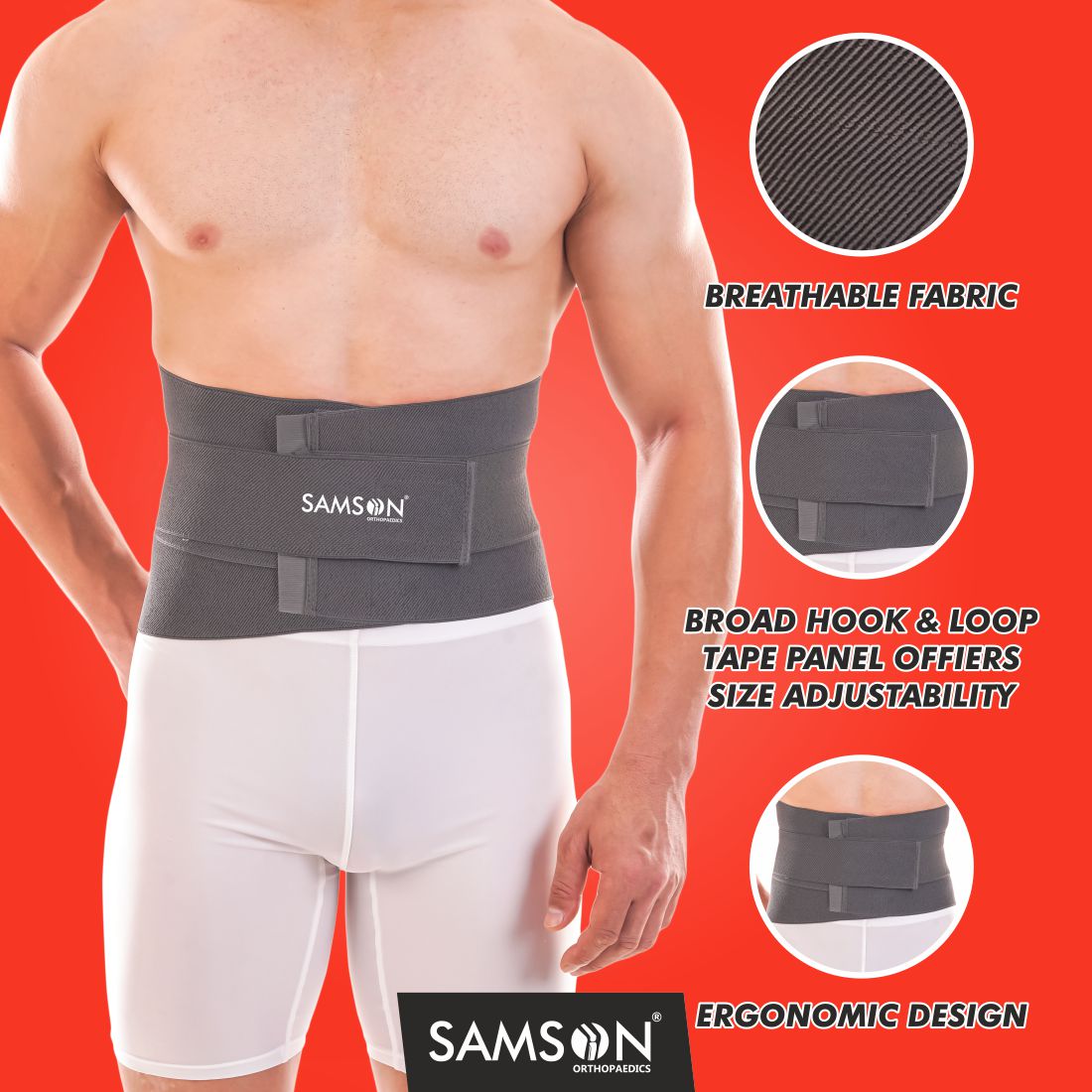 Lumbo Sacral Belt (Double Support)(Eco)