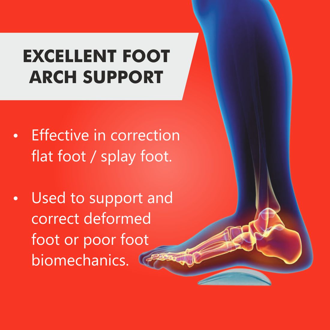 Silicone Medical Arch Support (Pair)