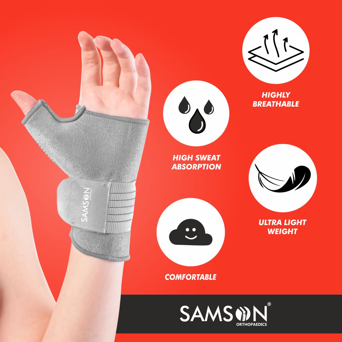 Wrist/Palm Brace with Thumb Support