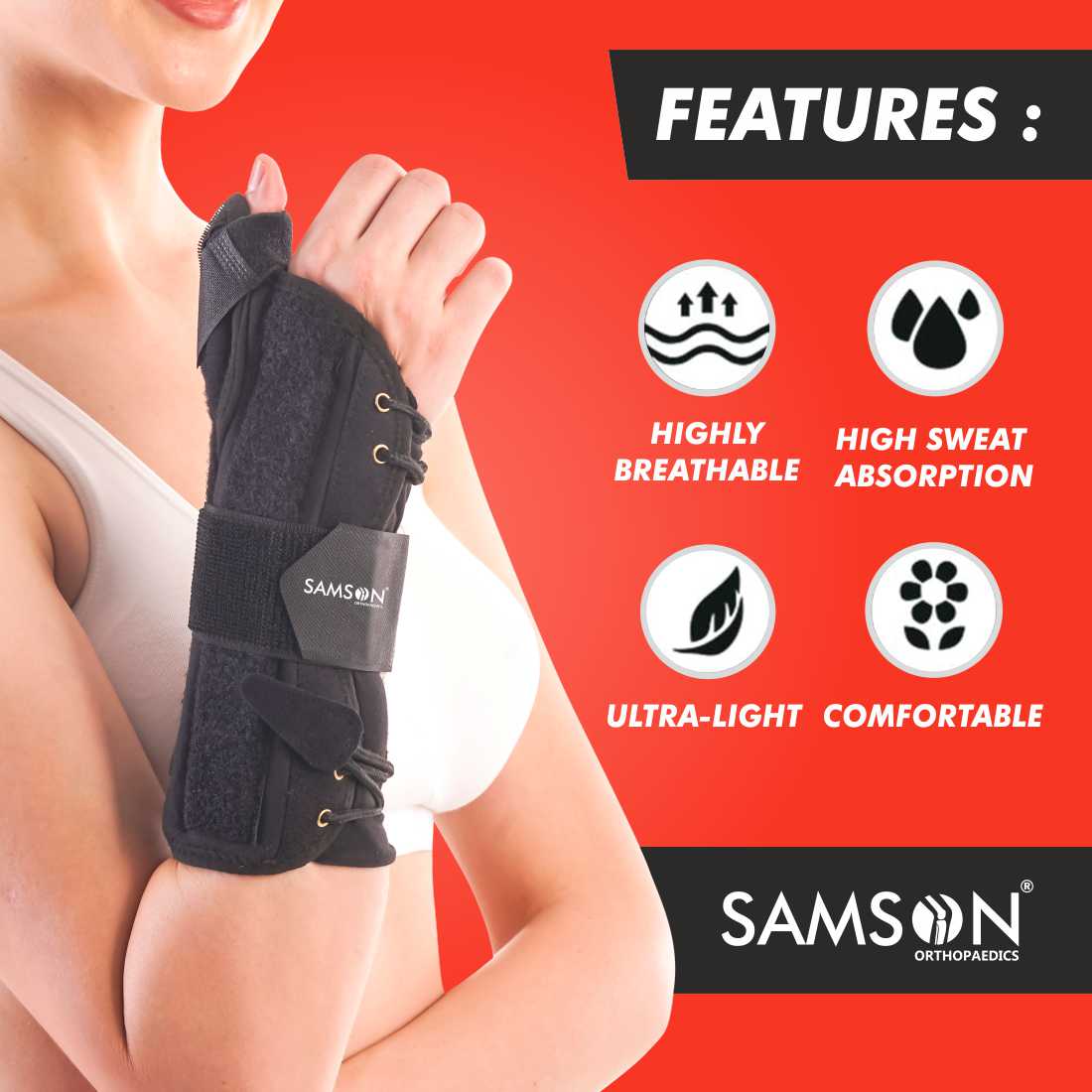 Wrist Splint with Thumb